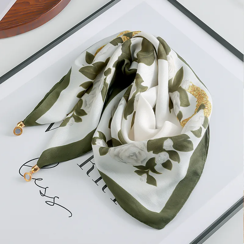 15 MINS Silk Scarves Women's-6
