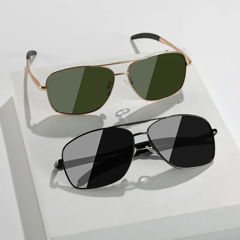 15 MINS Metal Square Sunglasses Unisex-5