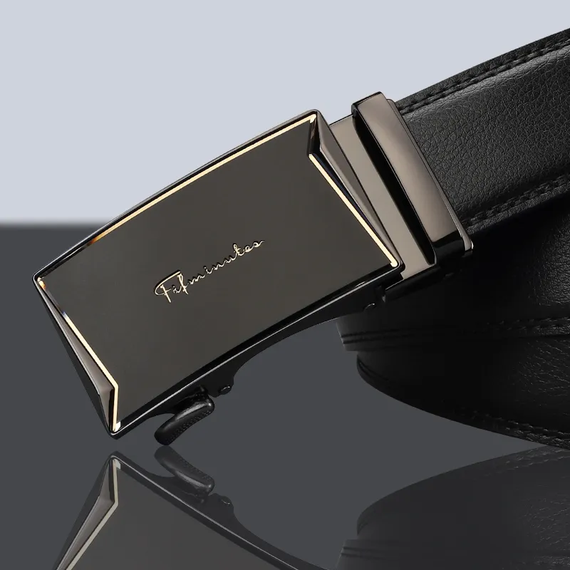 15 MINS Cow Split Leather Belts Men's Width 3.5cm-6