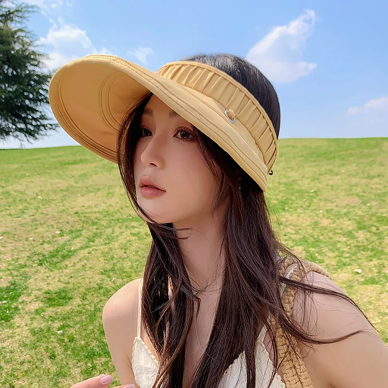 15 MINS Polyester Sun Protection Hats Women's-7