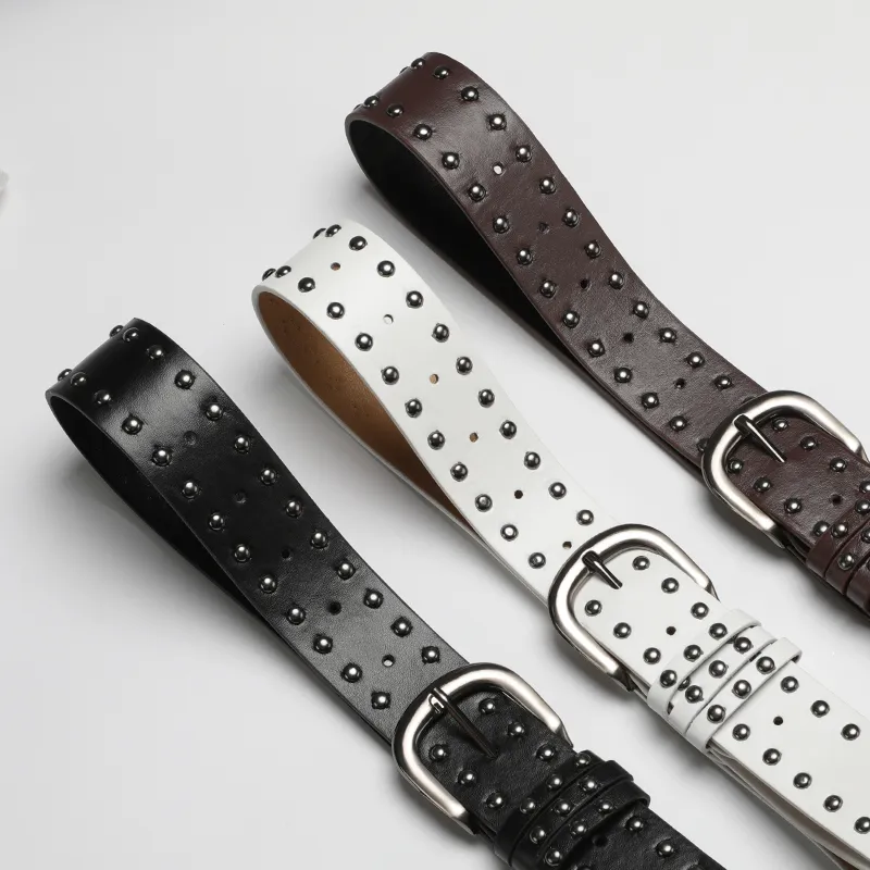 15 MINS PU Leather Belts Women's Width 3.6cm-7