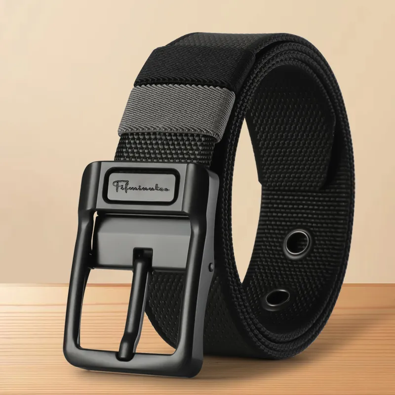 15 MINS Fabric Belt Men's Width 3.8cm-1