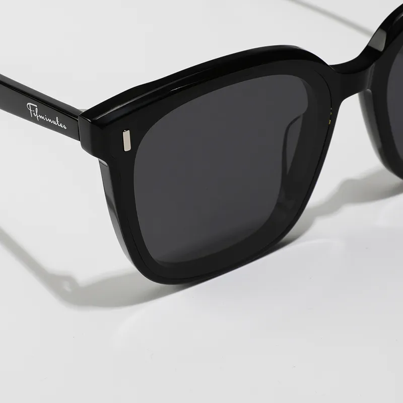15 MINS Plate And Metal Round Sunglasses Unisex-2