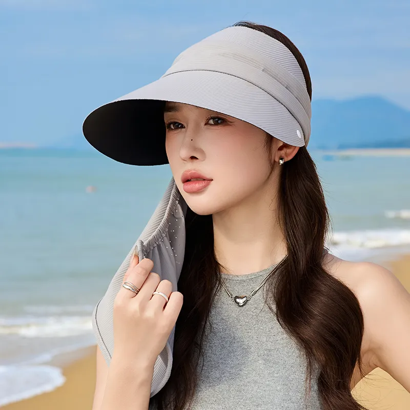 15 MINS Polyester Sun Protection Hats Women's-2