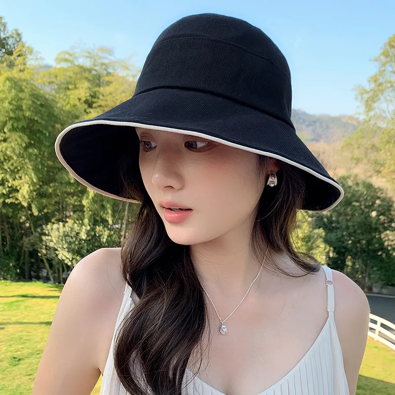 15 MINS Cotton Bucket Hats Women's-1