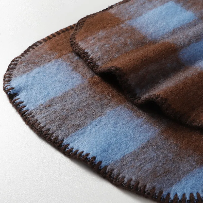 15 MINS Polyester Knit Scarves Men's-5
