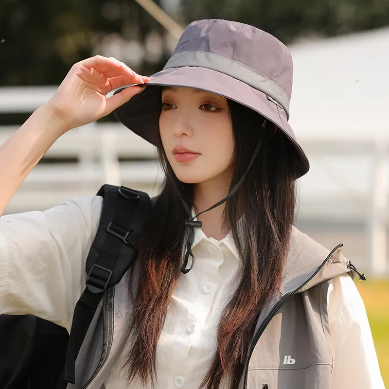 15 MINS Polyester Bucket Hats Women's-8