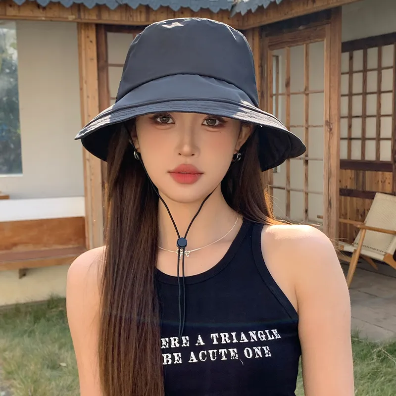 15 MINS Cotton Bucket Hats Women's-13