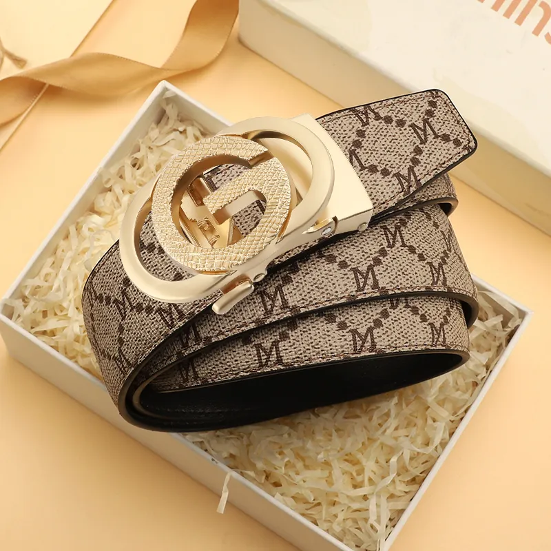 15 MINS Cow Split Leather Belts Men's Width 3.5cm-4
