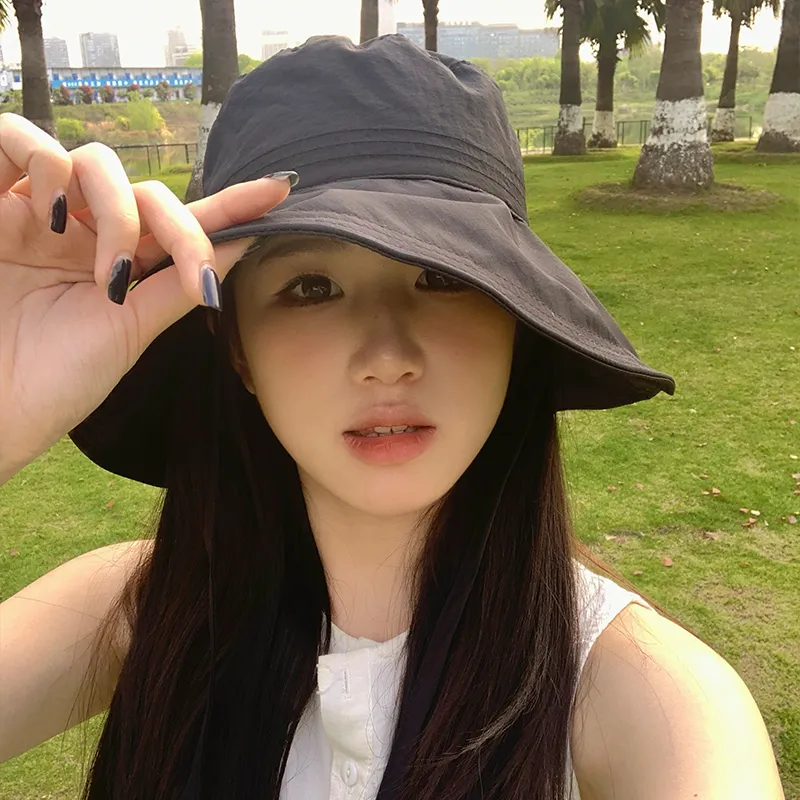 15 MINS Polyester Cotton Blend Bucket Hats Women's-13
