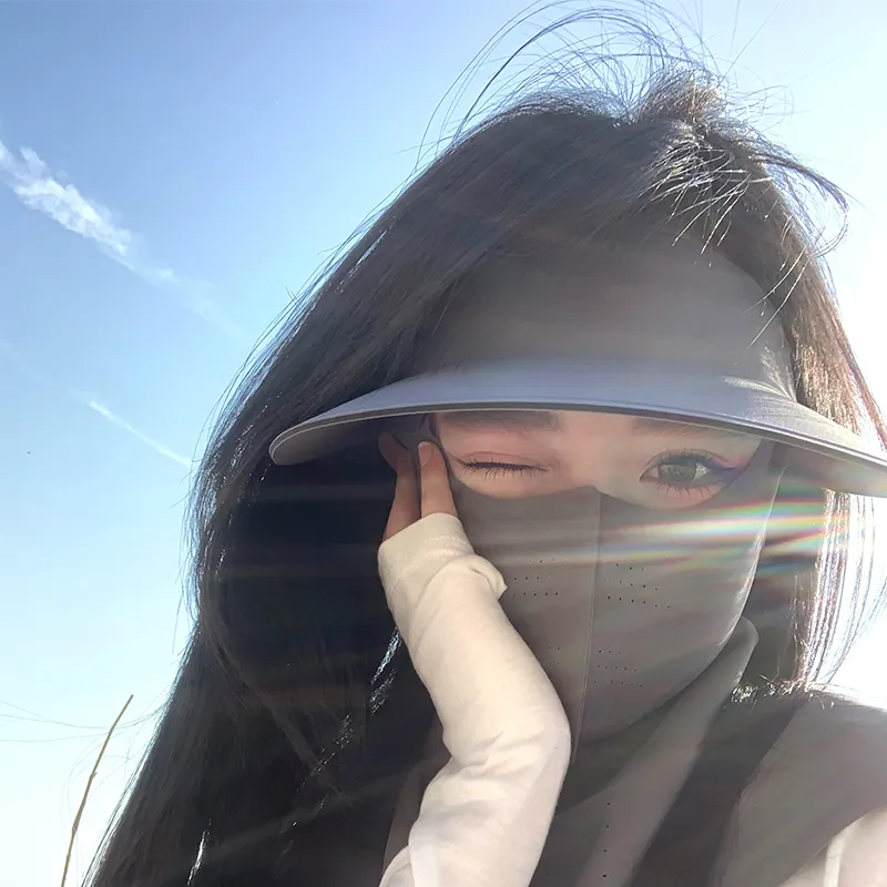 15 MINS Polyester Sun Protection Masks Women's-5