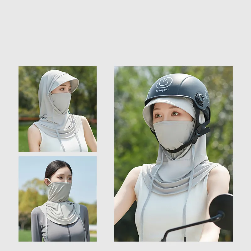 15 MINS Polyester Sun Protection Masks Women's-3