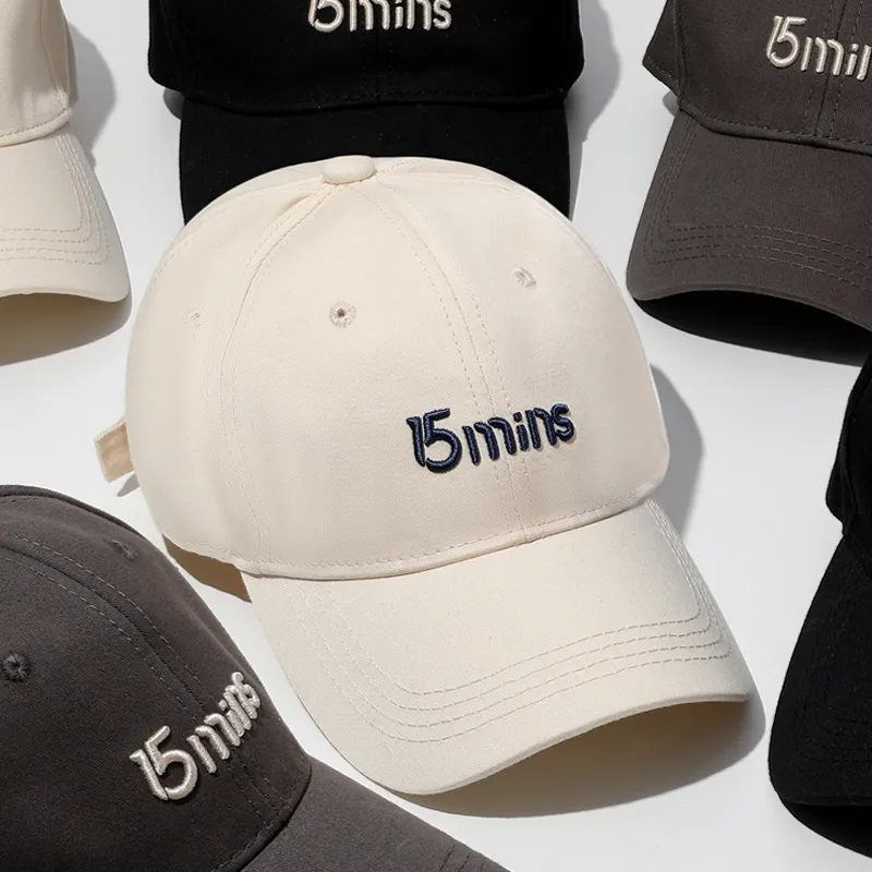 15 MINS Cotton Baseball Caps Unisex-3