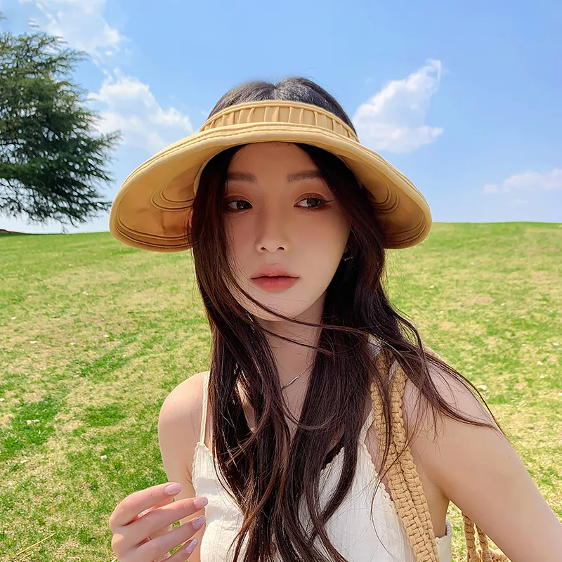15 MINS Polyester Sun Protection Hats Women's-5