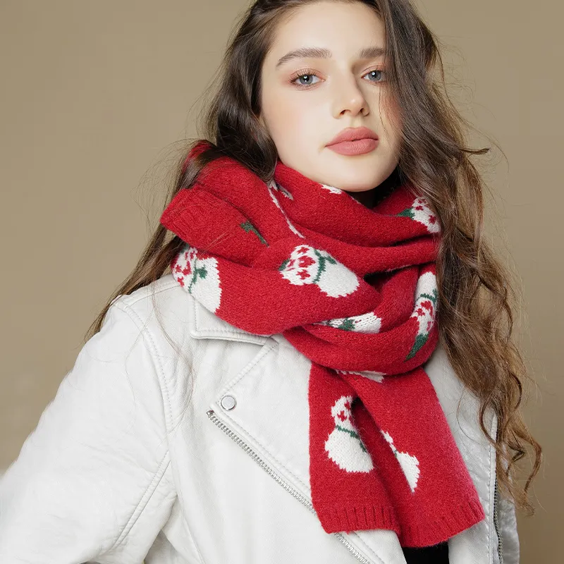15 MINS Knit Scarves Unisex-2