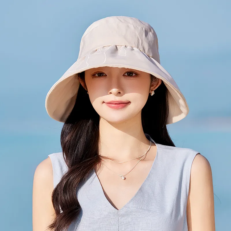15 MINS Polyester Bucket Hats Women's-2