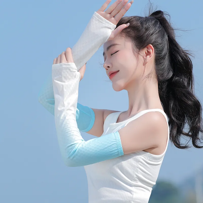 15 MINS Polyester Sun Protection Sleeves Unisex-4
