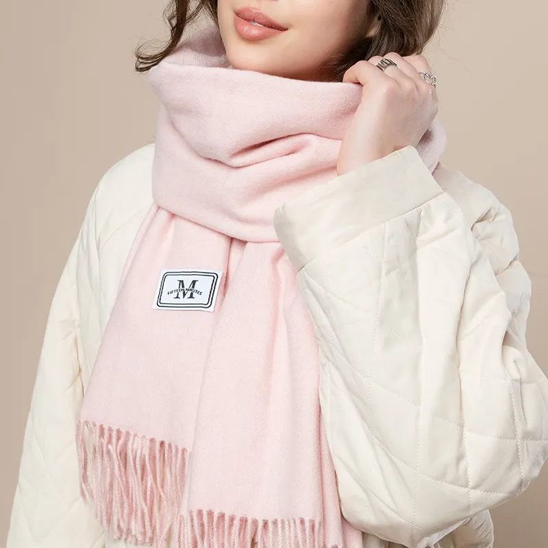 15 MINS Knit Scarves Unisex Multiple Colors-1