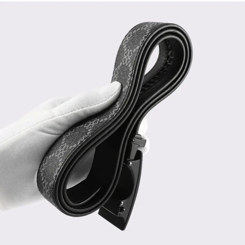 15 MINS Polyvinyl Chloride Leather Belts Men's Width 3.5cm-5