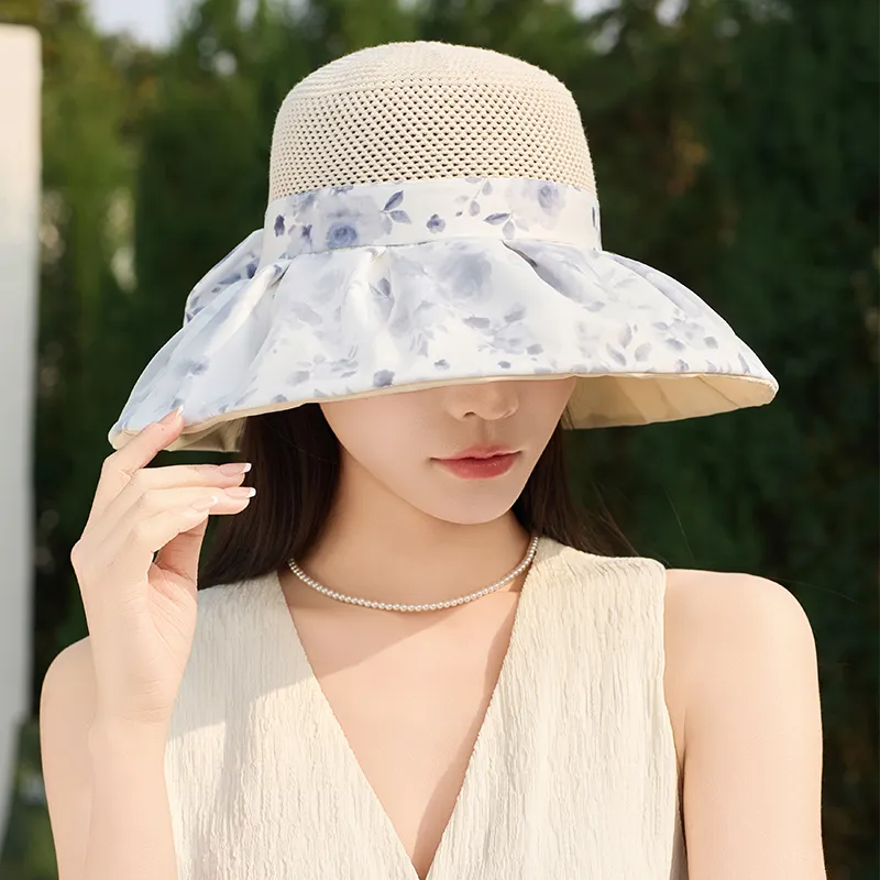 15 MINS Polyester Bucket Hats Women's-11