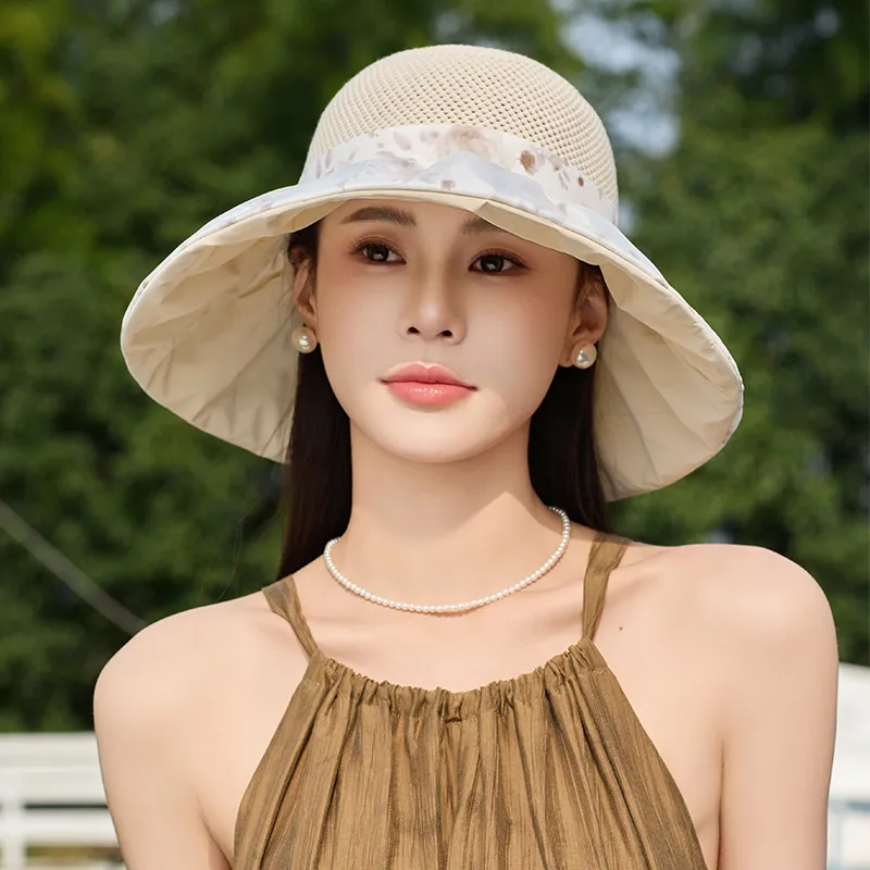 15 MINS Polyester Bucket Hats Women's-3