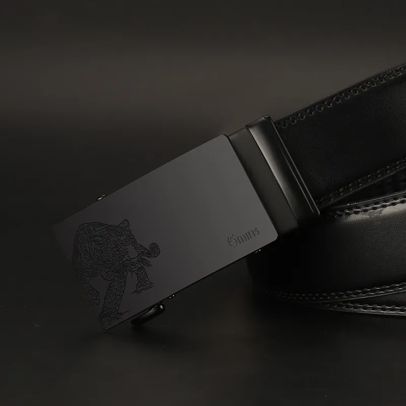 15 MINS Cow Split Leather Belts Men's Width  3.5cm-7