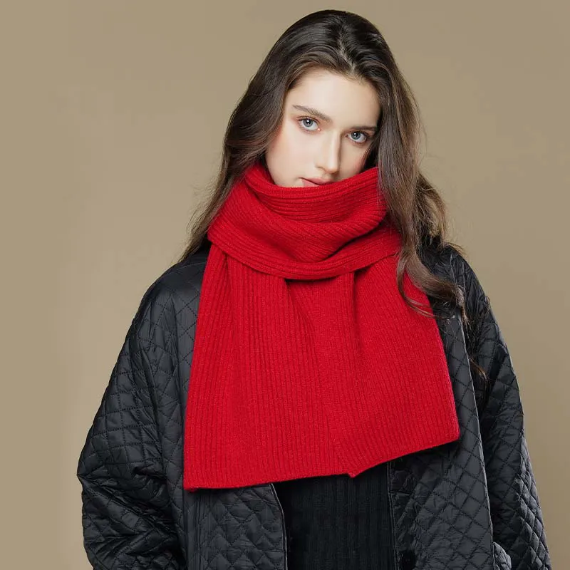 15 MINS Knit Scarves Unisex-3
