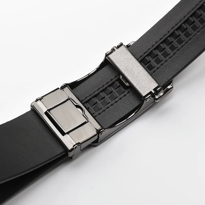 15 MINS Cow Split Leather Belts Men's Width  3.5cm-5