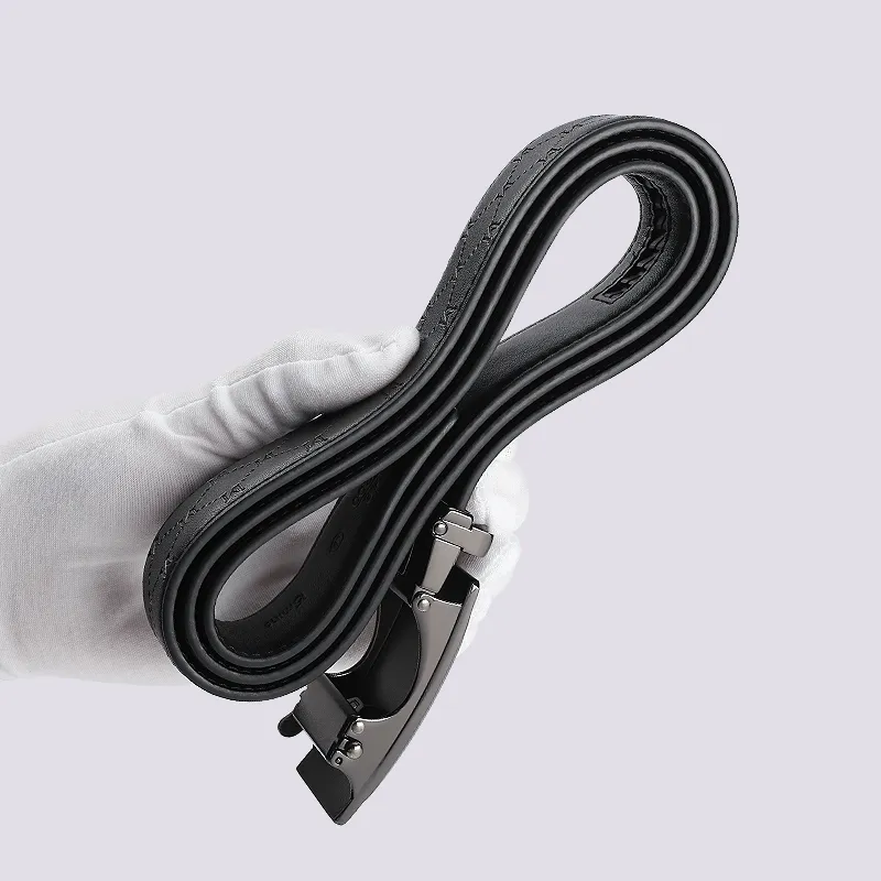 15 MINS Cow Split Leather Leather Belts Men's Width  3.5cm-4