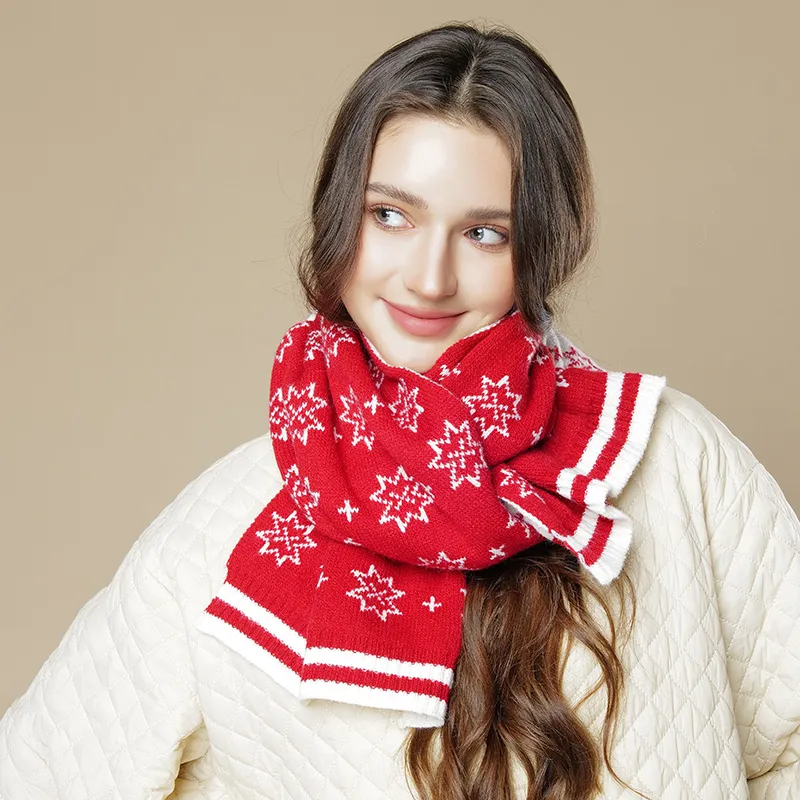 15 MINS Knit Scarves Unisex-1