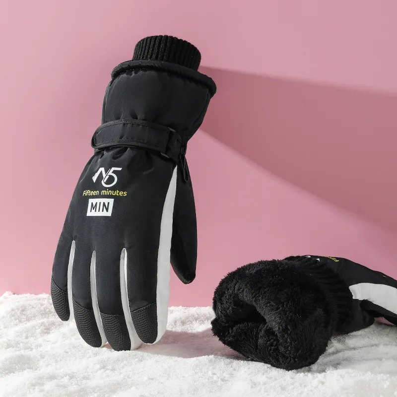 15 MINS Polyester Gloves Unisex Multiple Colors-5
