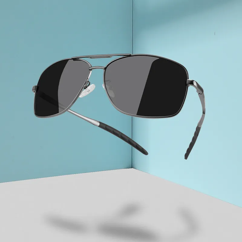 15 MINS Metal Square Sunglasses Unisex-3