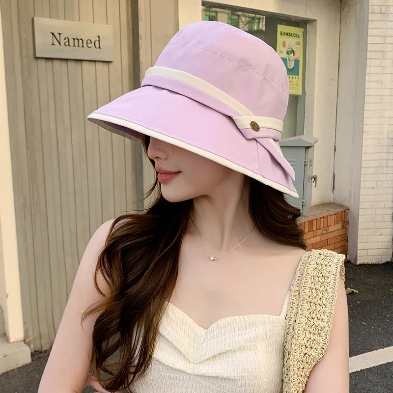 15 MINS Polyester Bucket Hats Women's-11