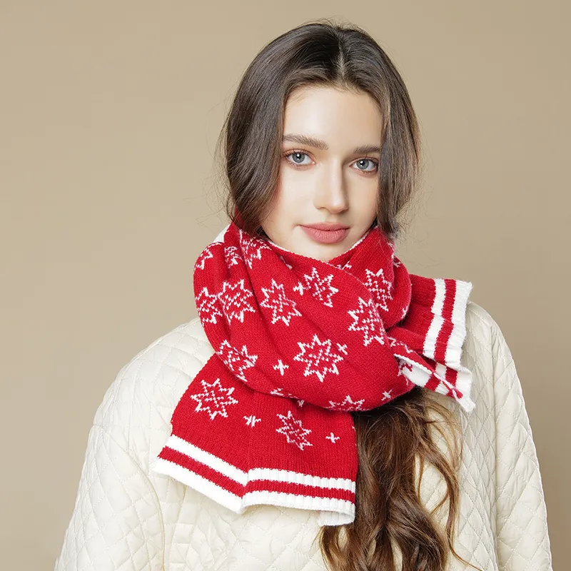 15 MINS Knit Scarves Unisex-2