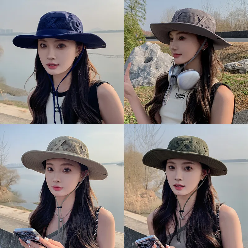 15 MINS Polyester Bucket Hats Unisex-11