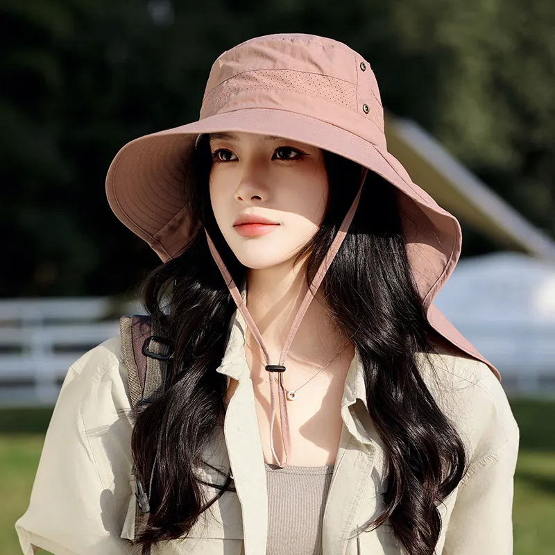 15 MINS Polyamide Bucket Hats Women's-10