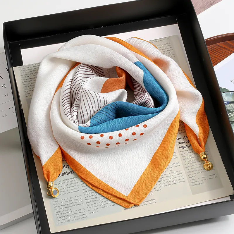 15 MINS Silk Scarves Women's-3