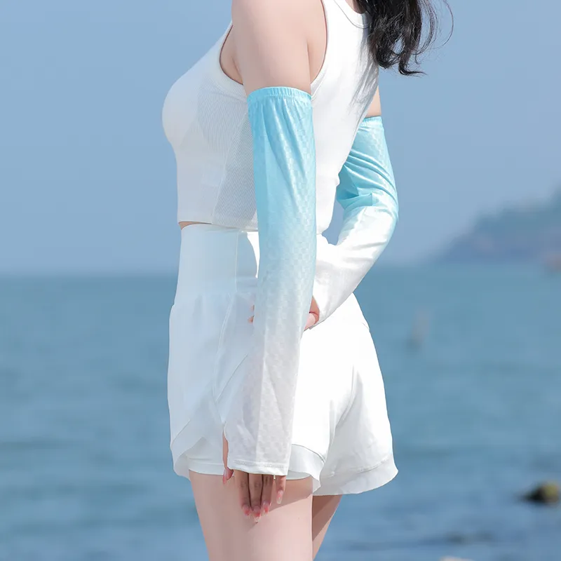 15 MINS Polyester Sun Protection Sleeves Unisex-5