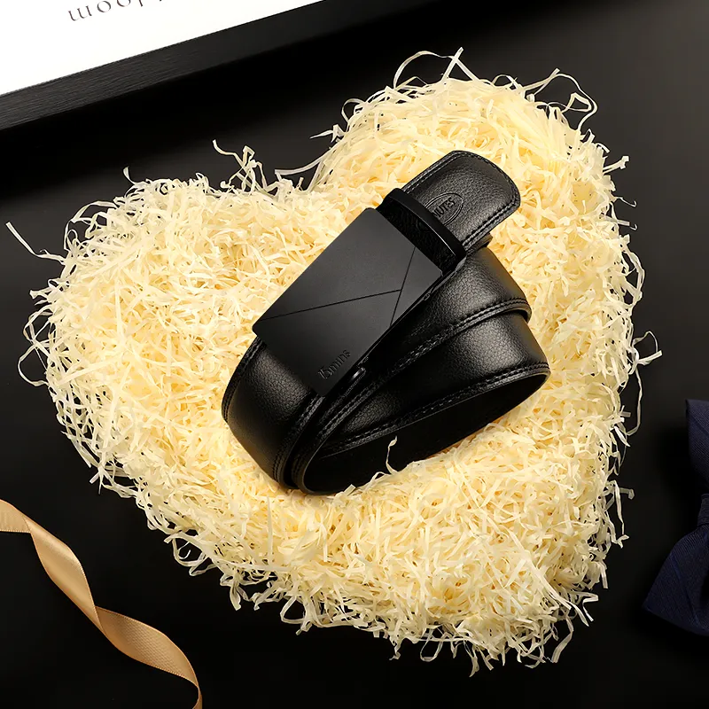 15 MINS Cow Split Leather Belts Men's Width  3.5cm-5