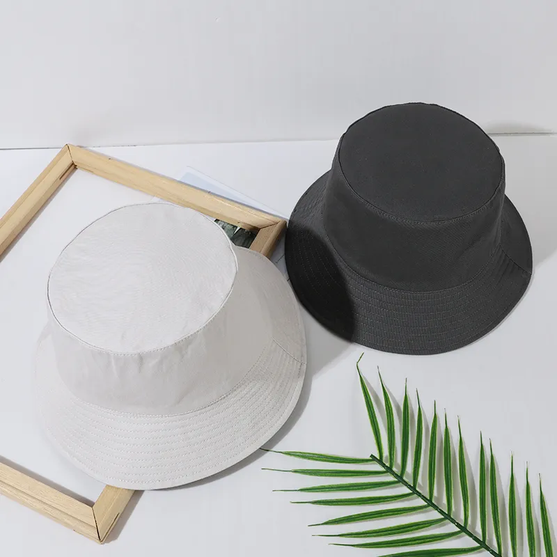 15 MINS Cotton Bucket Hats Unisex-1