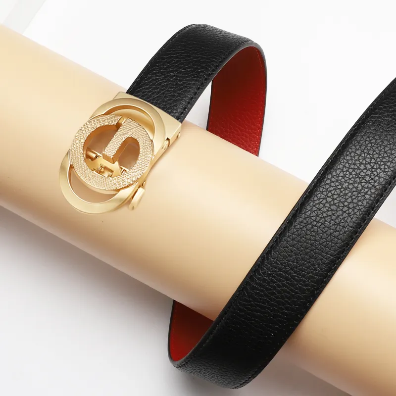 15 MINS Cow Split Leather Leather Belts Men's Width  3.5cm-3