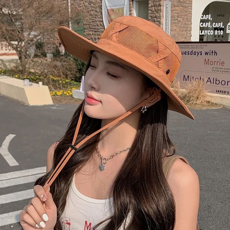 15 MINS Polyester Bucket Hats Unisex-3