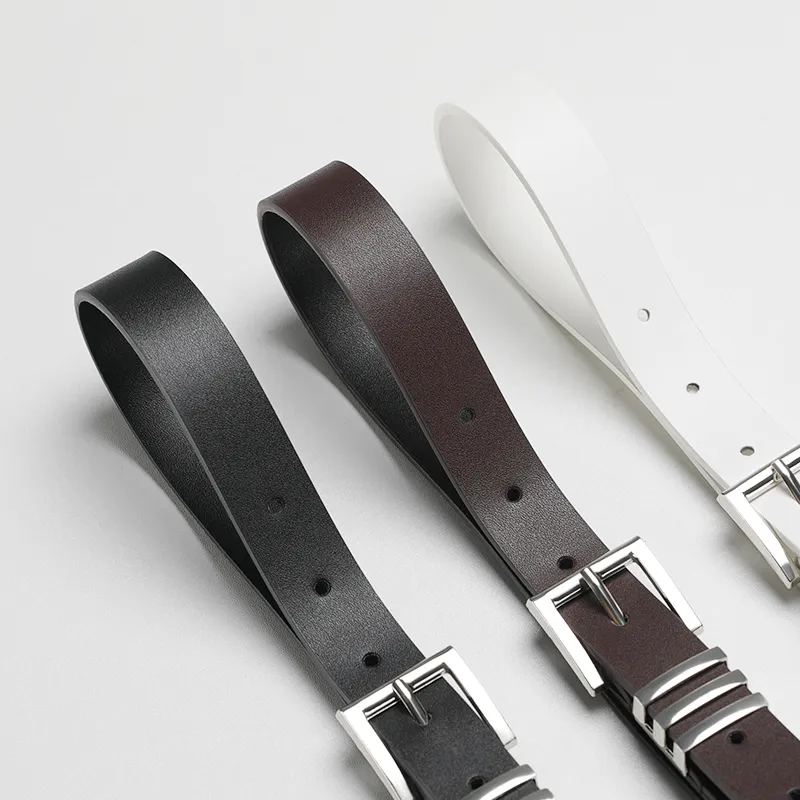 15 MINS PU Leather Belts Women's Width 2.3cm-3