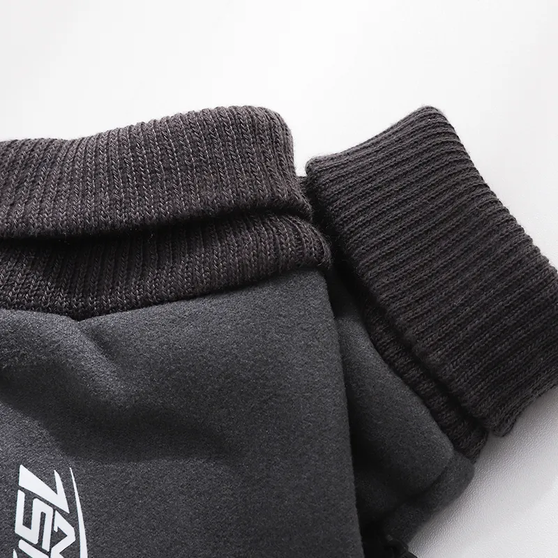 15 MINS Polyester Knit Gloves Men's Multiple Colors-3
