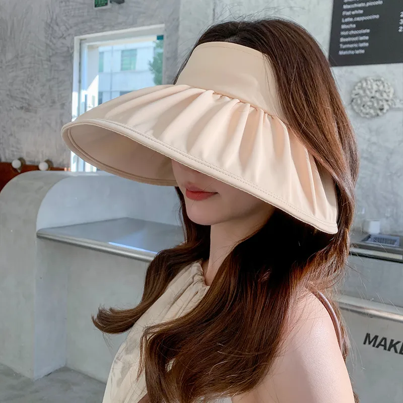 15 MINS Polyester Sun Protection Hats Women's-5