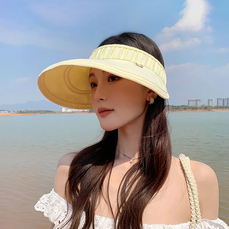 15 MINS Polyester Sun Protection Hats Women's-3