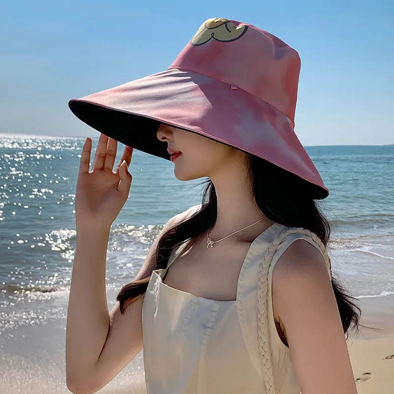 15 MINS Polyester Bucket Hats Women's-7
