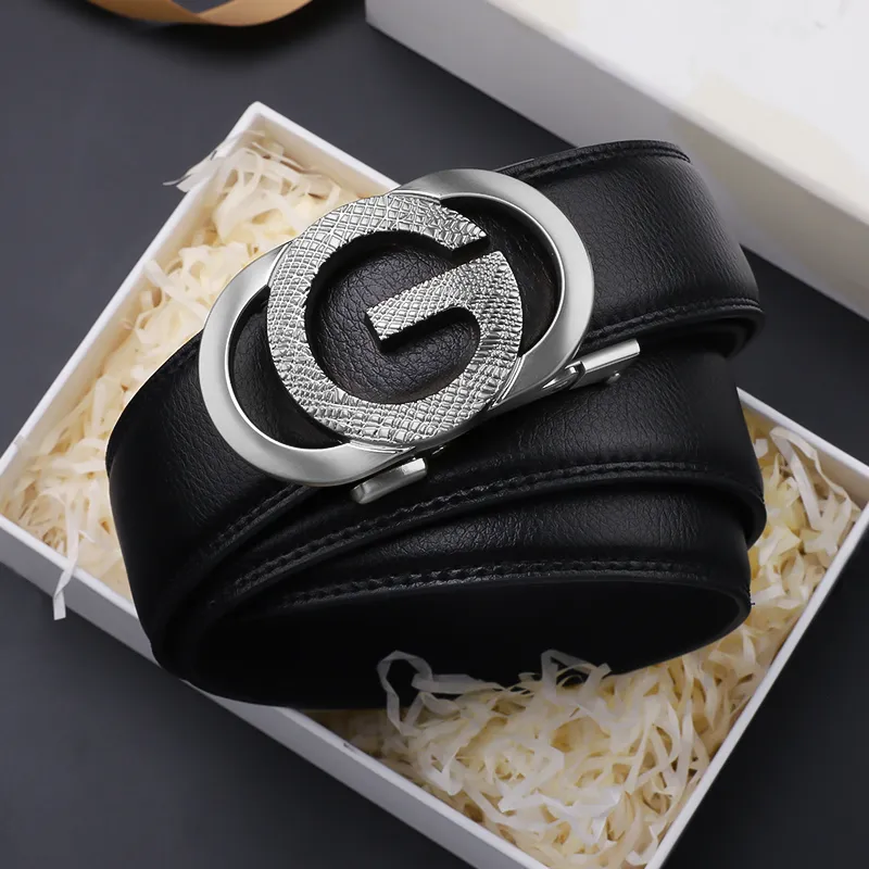 15 MINS Cow Split Leather Belts Men's Multiple Colors Width 3.5cm-1