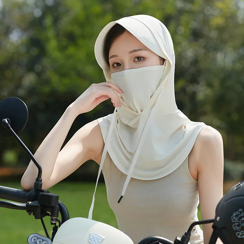 15 MINS Polyester Sun Protection Masks Women's-10