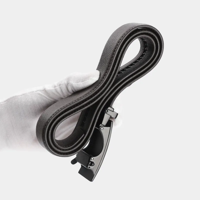 15 MINS Cow Split Leather Belts Men's Width 3.5cm-3
